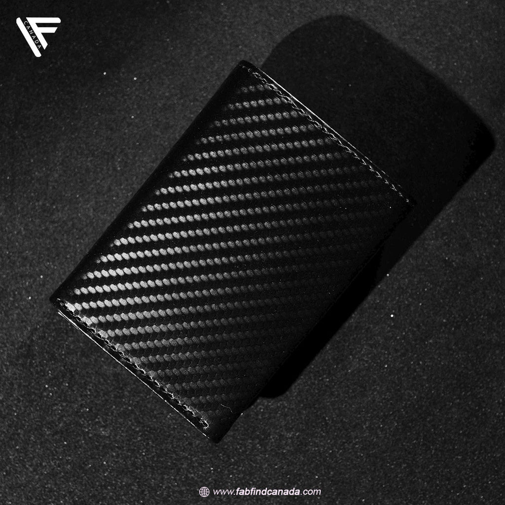 Carbon Wallet ( Micro fiber leather )