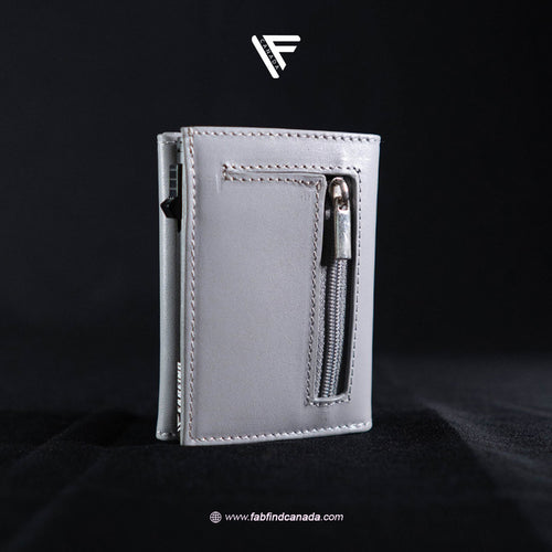 Genuin leather full grain ( ASH WHITE )