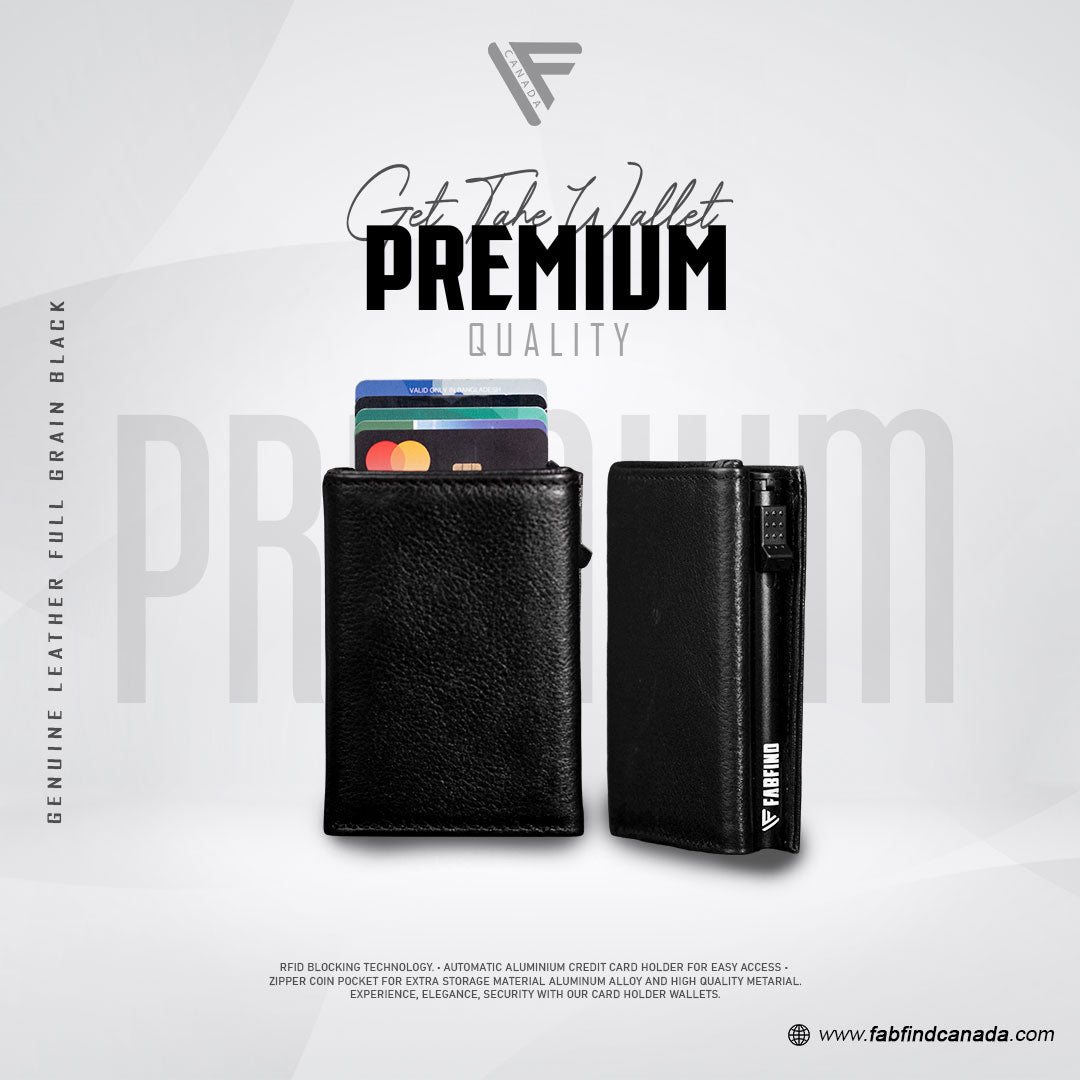 Carbon Wallet ( Micro fiber leather )