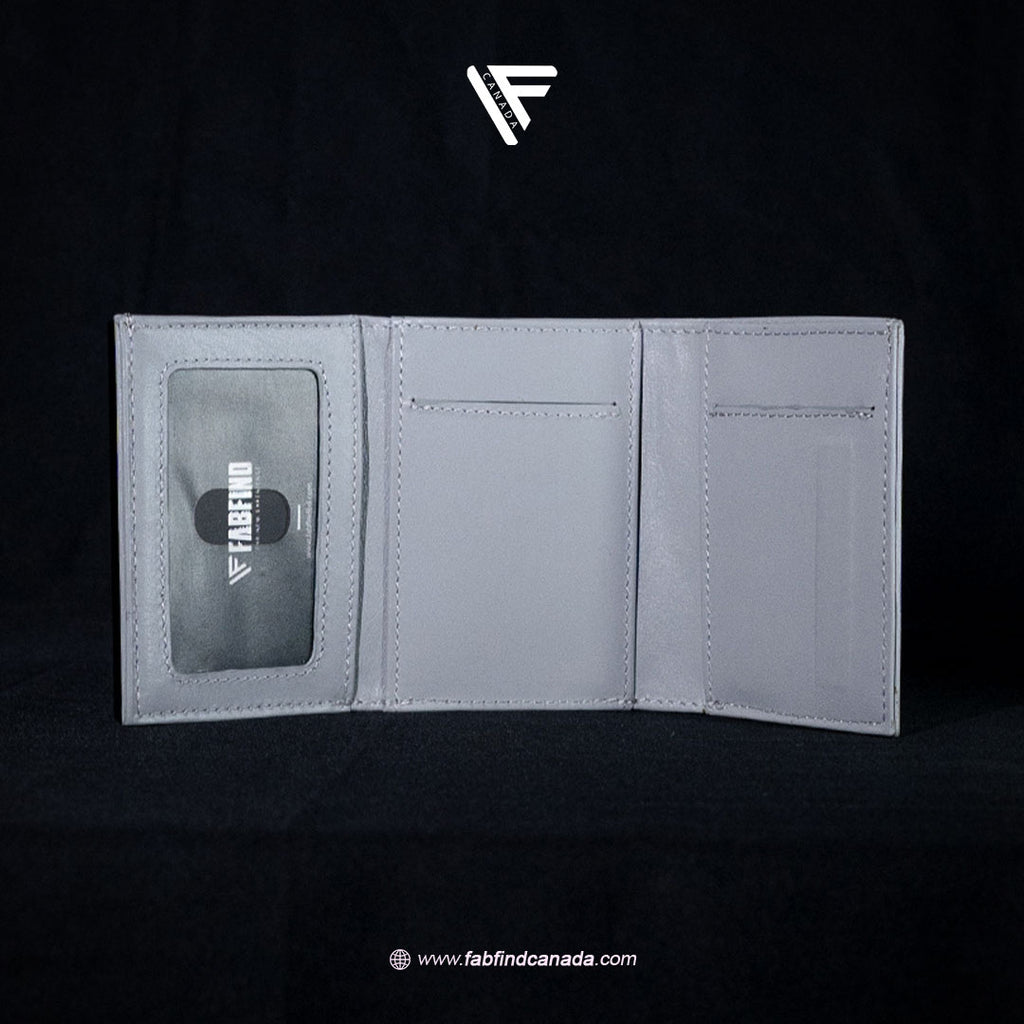 Genuin leather full grain ( ASH WHITE )