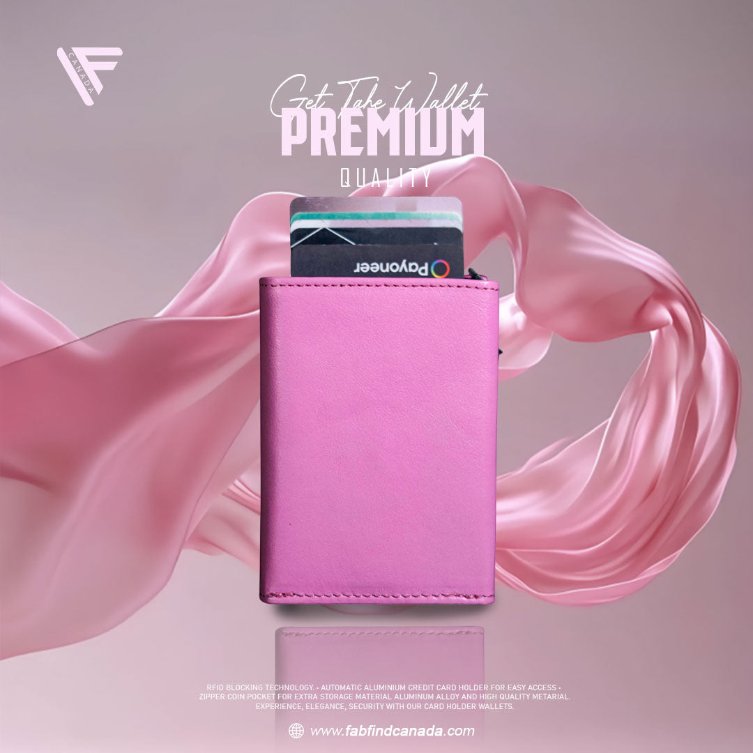 Genuine leather full grain ( Baby Pink )