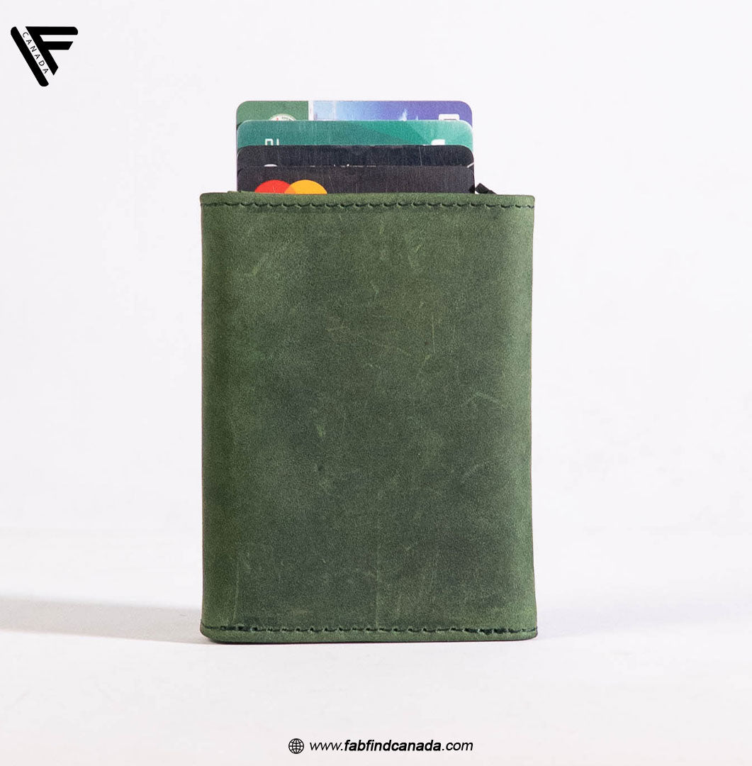 Crazy horse leather ( Olive )