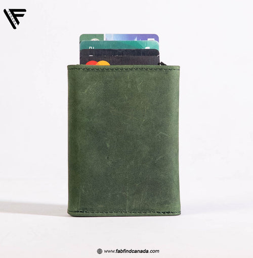 Crazy horse leather ( Olive )