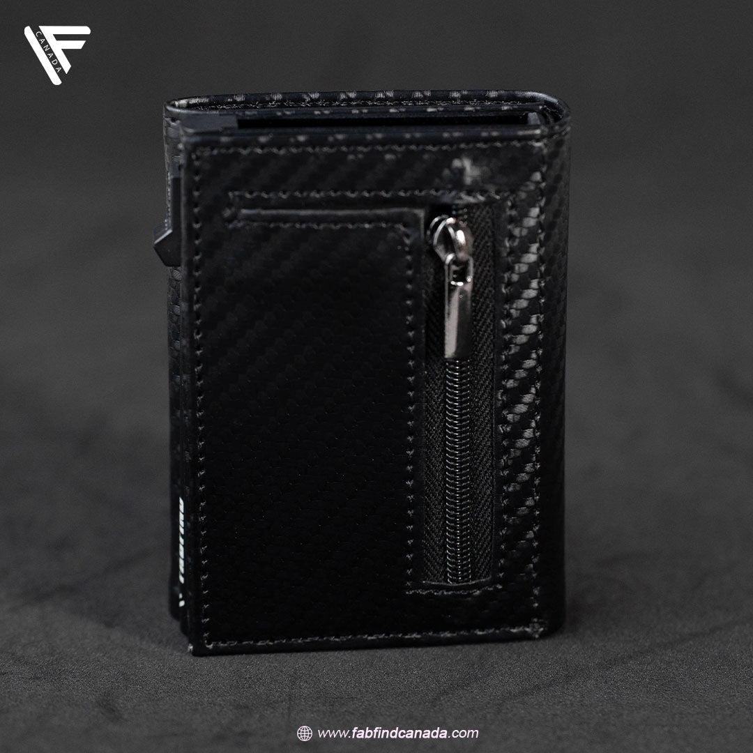 Carbon Wallet ( Micro fiber leather )