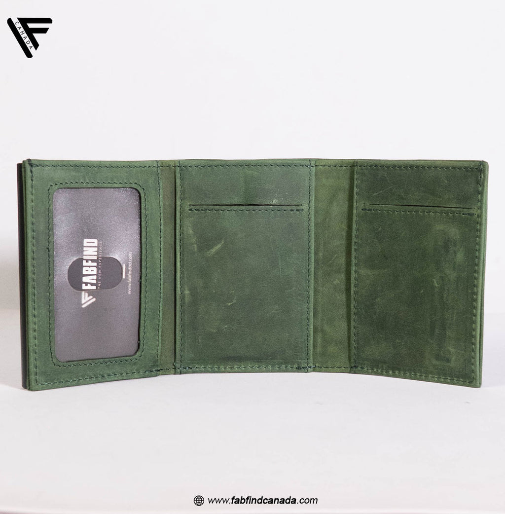 Crazy horse leather ( Olive )