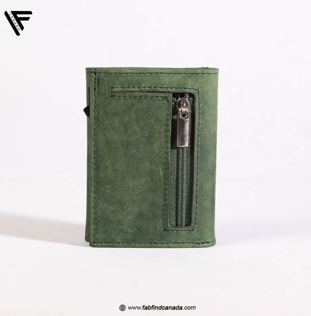 Crazy horse leather ( Olive )