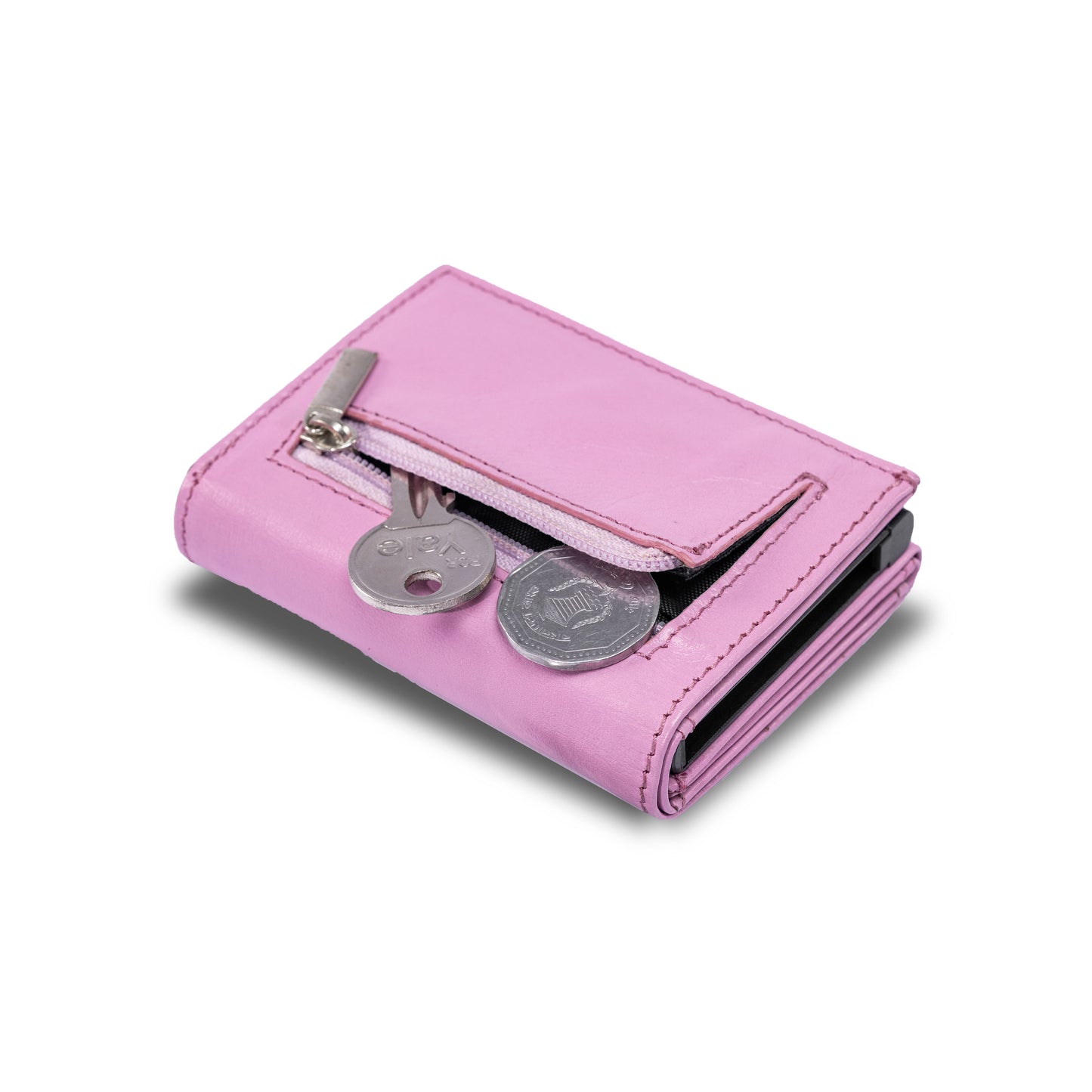 Genuine leather full grain ( Baby Pink )
