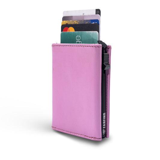 Genuine leather full grain ( Baby Pink )