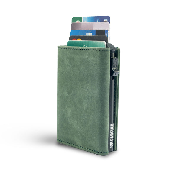 Crazy horse leather ( Olive )