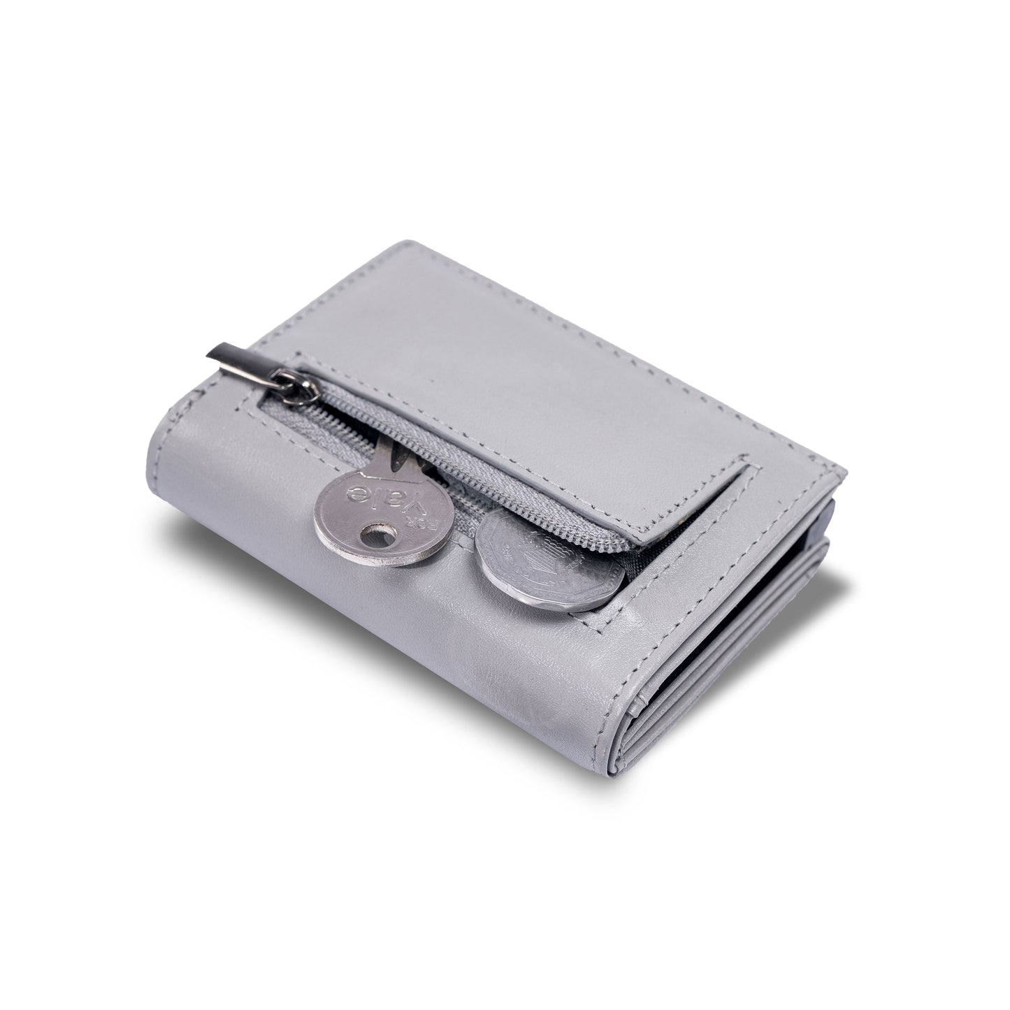 Genuin leather full grain ( ASH WHITE )