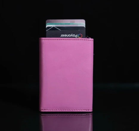 Genuine leather full grain ( Baby Pink )